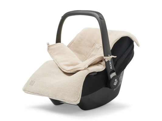 Footmuff for Car Seat Stroller Basic Knit - Nougat