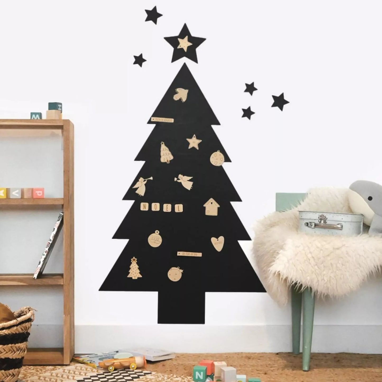 Christmas Magnetic Board – Black