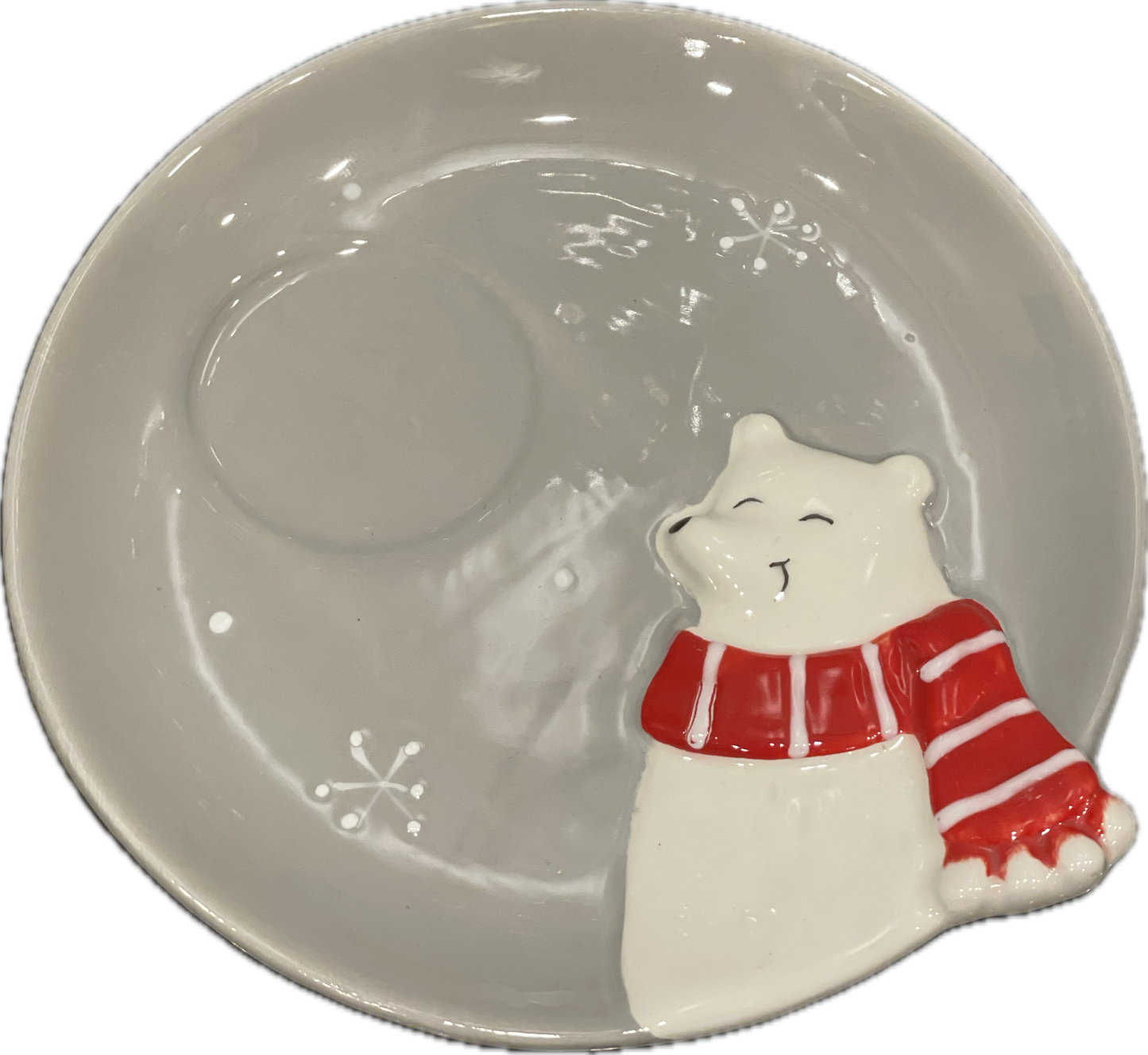 Christmas Polar Bear Mug & Saucer Set for Kids