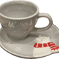 Christmas Polar Bear Mug & Saucer Set for Kids