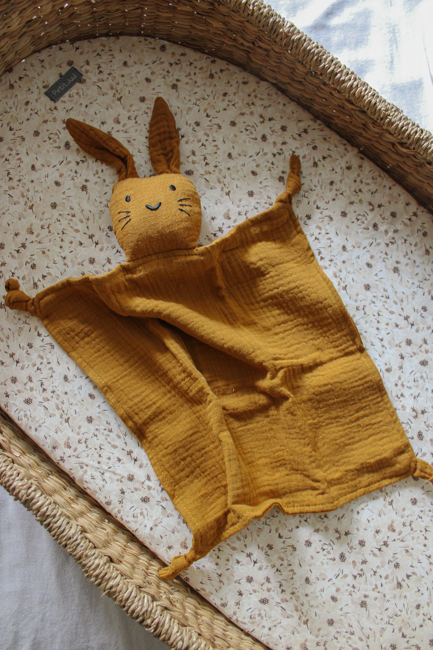 Cuddly cloth Bunny - Yellow ocher