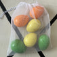 Jumbo Eggs – set of 6 in a carry bag - Green