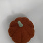 Pumpkin Shaped Pillow - Sherpa Brown 20cm