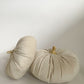 Velour Pumpkins Set of 2 - Beige