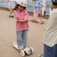 Eco Scooter with Pin & Ride basket - Ivory
