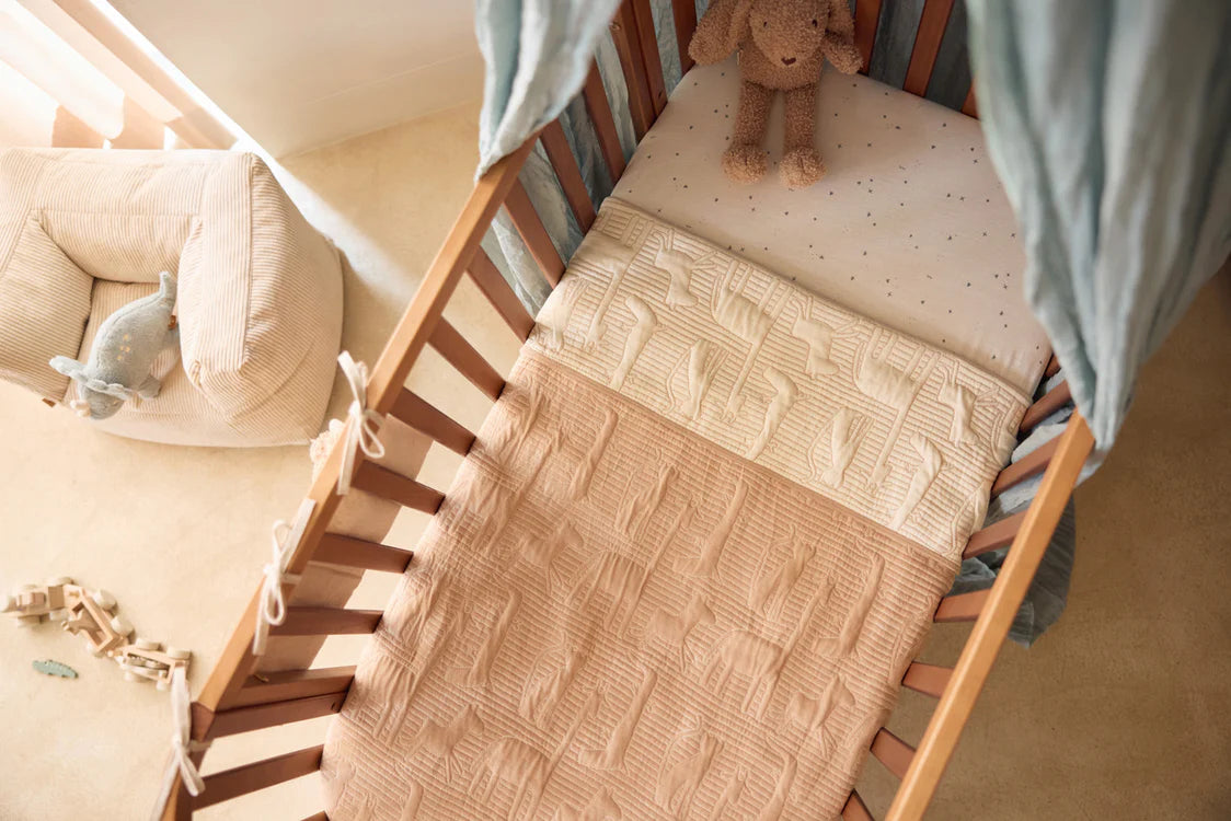 Blanket Cradle Jungle Jambo - Biscuit/Oatmeal
