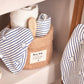 Swaddle Muslin 115x115cm Miffy Stripe - Navy - 2 Pack