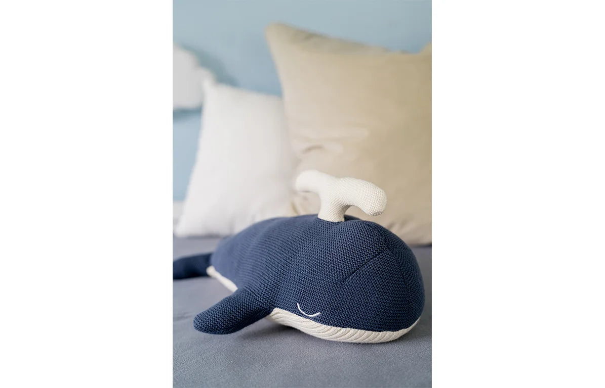 Soft Toy Whale Wheely