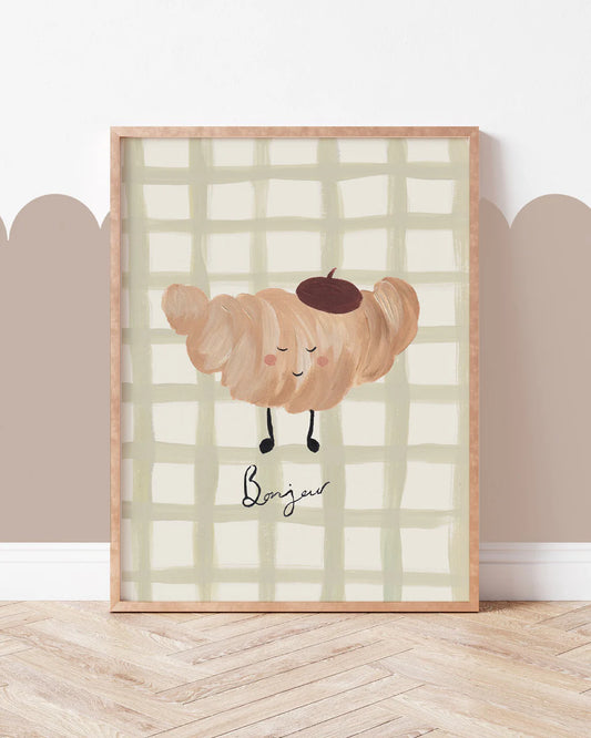 Croissant - Food Art Print