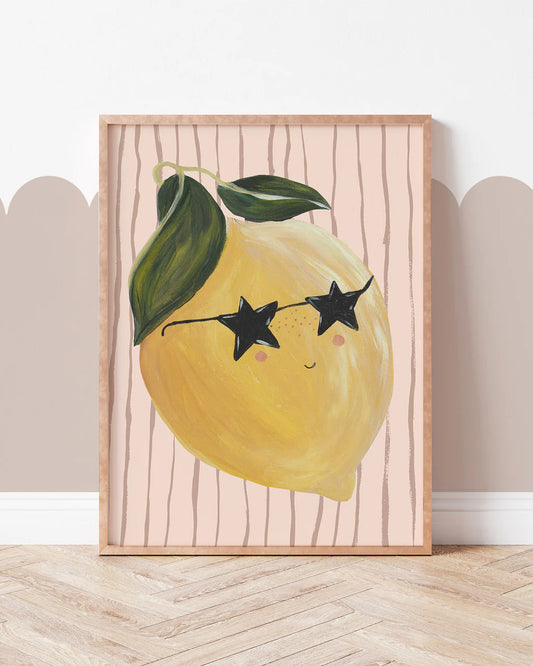 Lemon Squeezy - Food Art Print