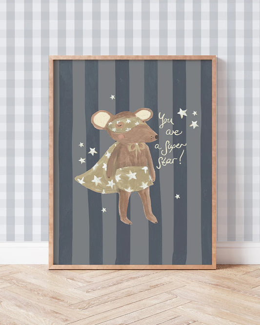 Superstar - Mouse Art Print