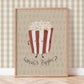 Whats Poppin' - Popcorn Art Print