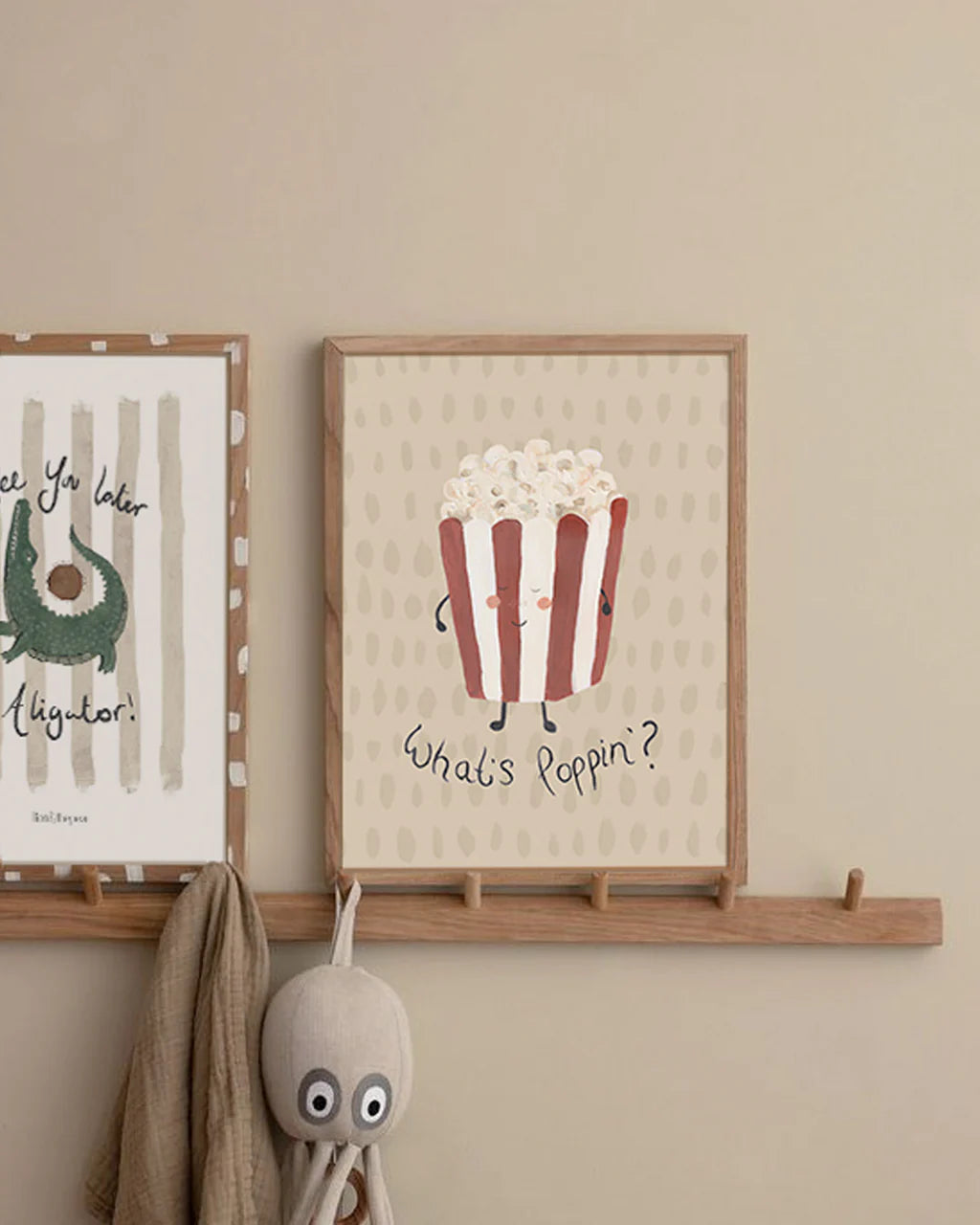 Whats Poppin' - Popcorn Art Print