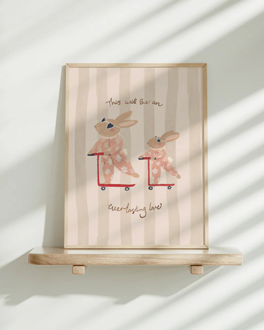 Everlasting Love - Siblings sisters Art Print