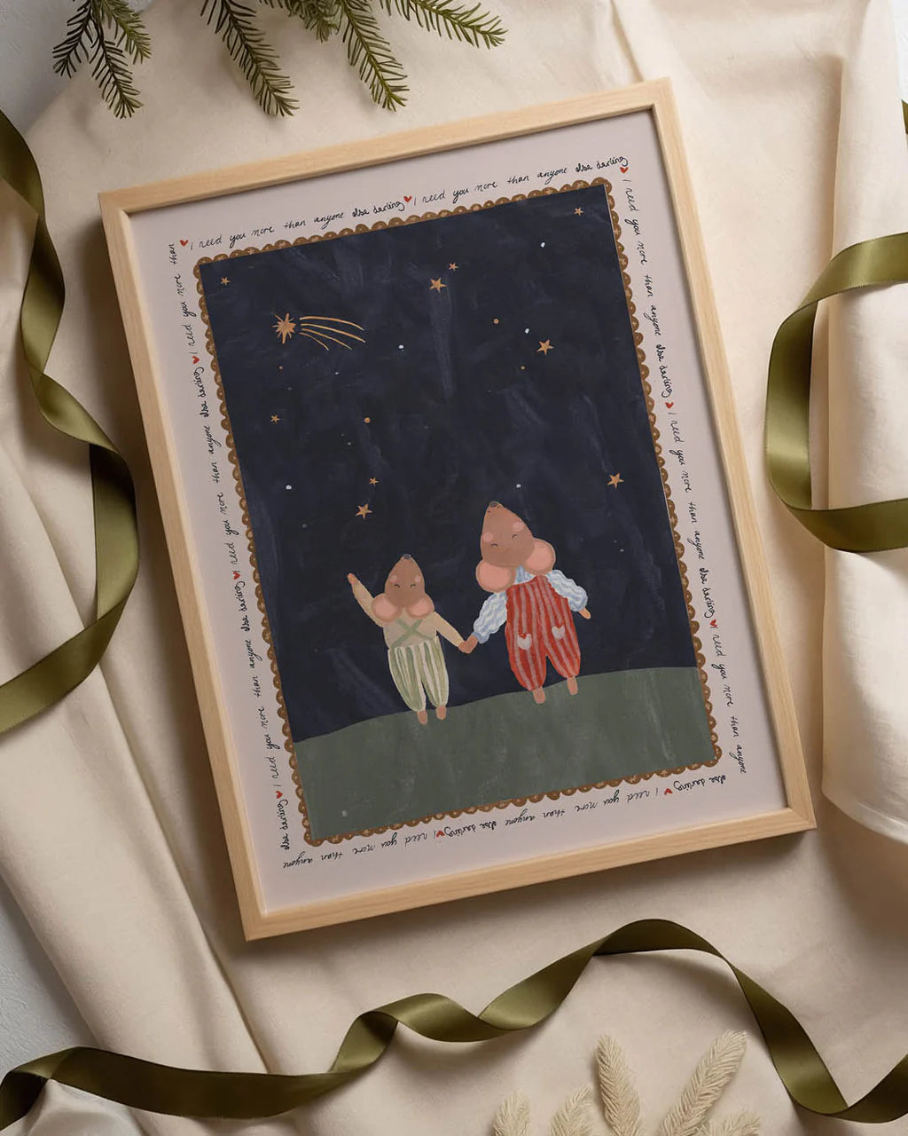 I Need You - Two Mice Art Print