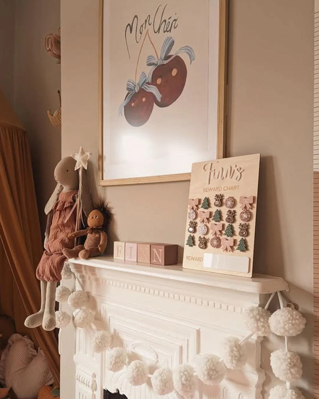Mon Chéri - Cherry Art Print