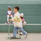 Eco Scooter with Pin & Ride basket - Olive