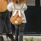 Rabbit honeycomb backpack in Hazelnut