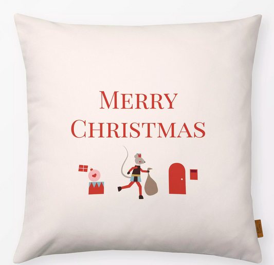 Decorative cushion, Magical Mouse Christmas Post