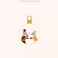 Decorative cushion, Magical Mouse Christmas Ornament