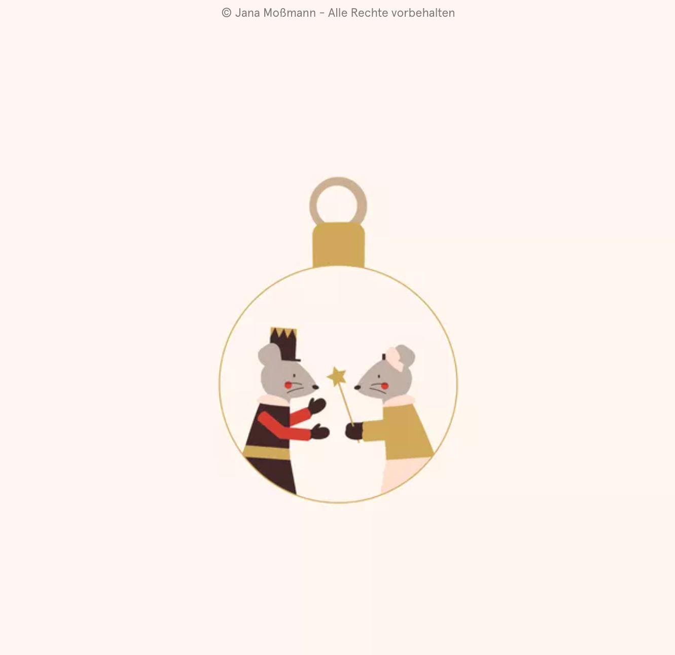 Decorative cushion, Magical Mouse Christmas Ornament