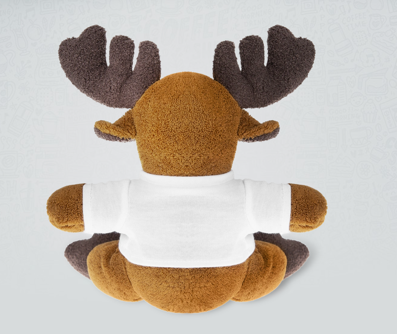Personalized Plush Moose – With Printable T-Shirt