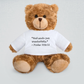 Personalized Plush Teddy Bear – With Printable T-Shirt
