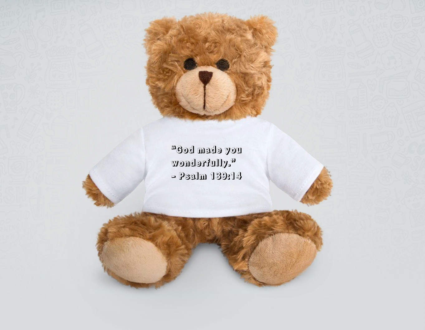 Personalized Plush Teddy Bear – With Printable T-Shirt