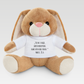 Personalized Plush Bunny – With Printable T-Shirt