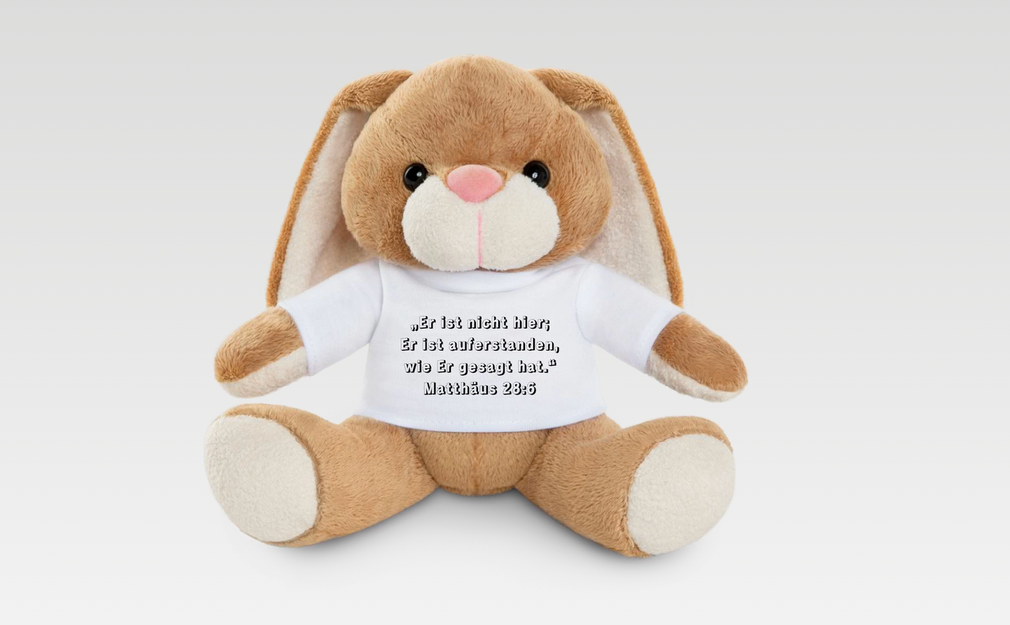 Personalized Plush Bunny – With Printable T-Shirt