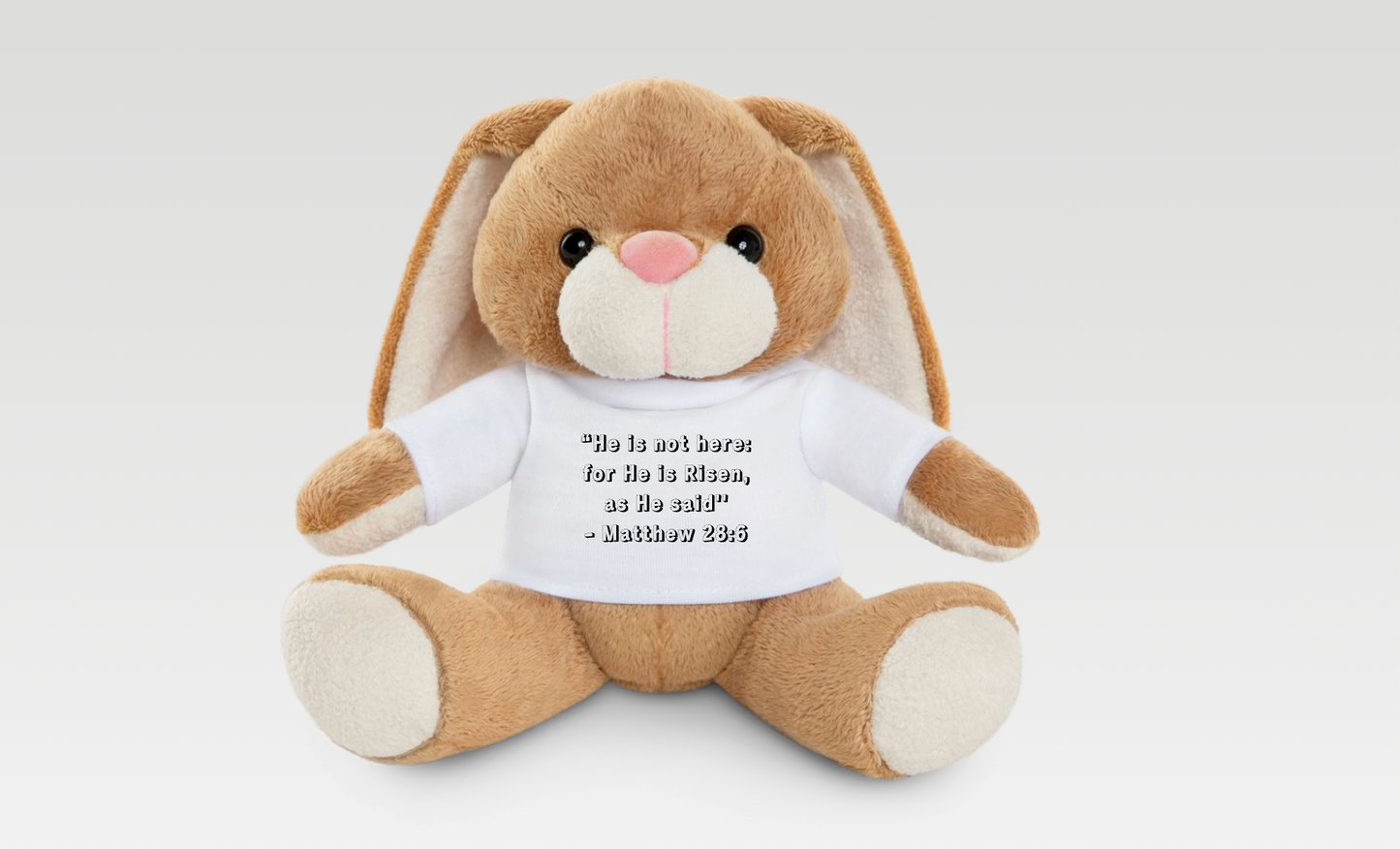 Personalized Plush Bunny – With Printable T-Shirt