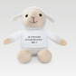 Personalized Plush Lamb – With Printable T-Shirt