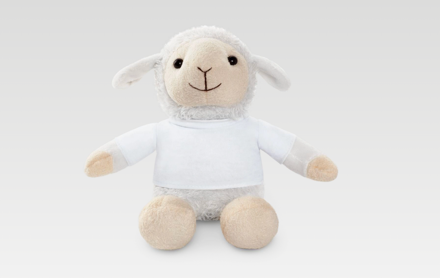 Personalized Plush Lamb – With Printable T-Shirt