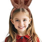 Bunny Ears Plush Headband - Brown