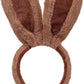 Bunny Ears Plush Headband - Brown