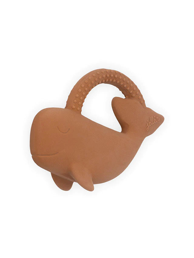 Theeting Ring Rubber Whale - Caramel
