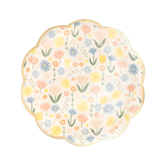 Floral Round Plate