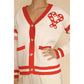 Candy Cane Varsity Cardigan