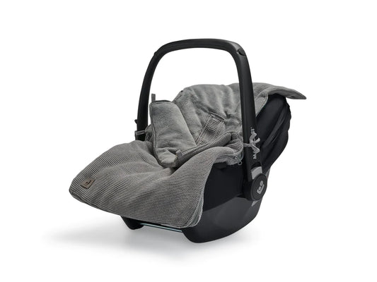 Footmuff for Car Seat Stroller Basic Knit - Stone Grey