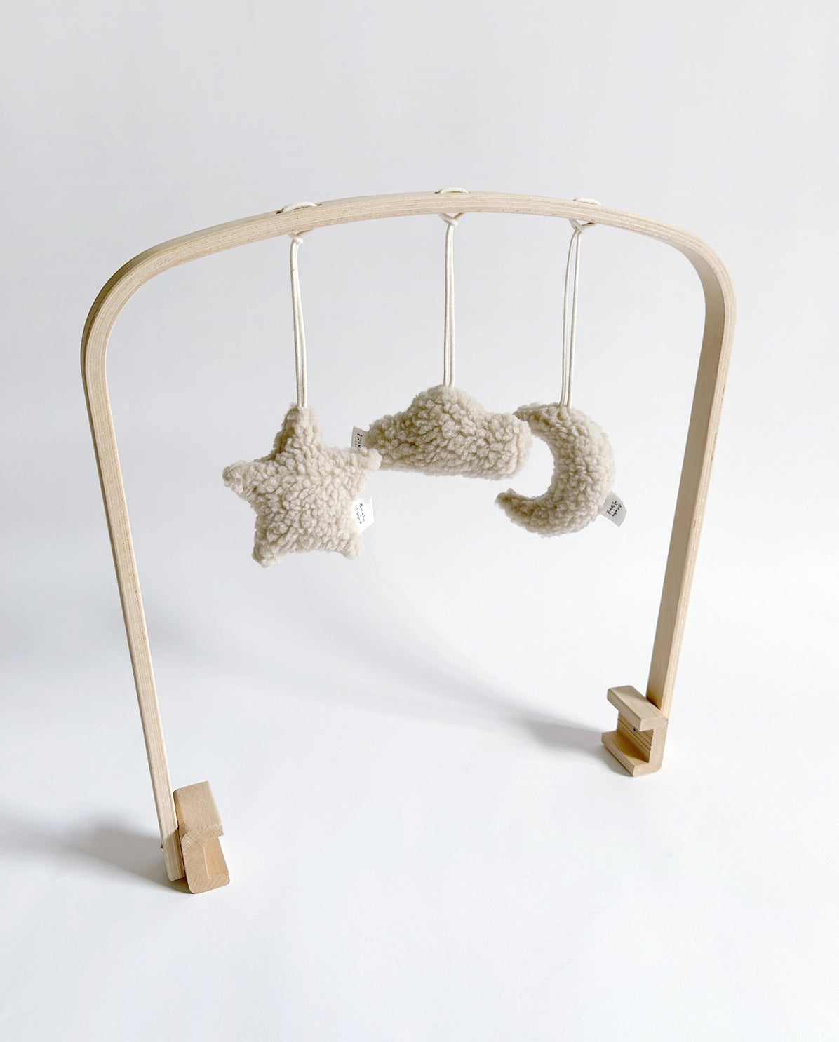 Play Arch Set For Cradle, To the Moon | Natural & Cream