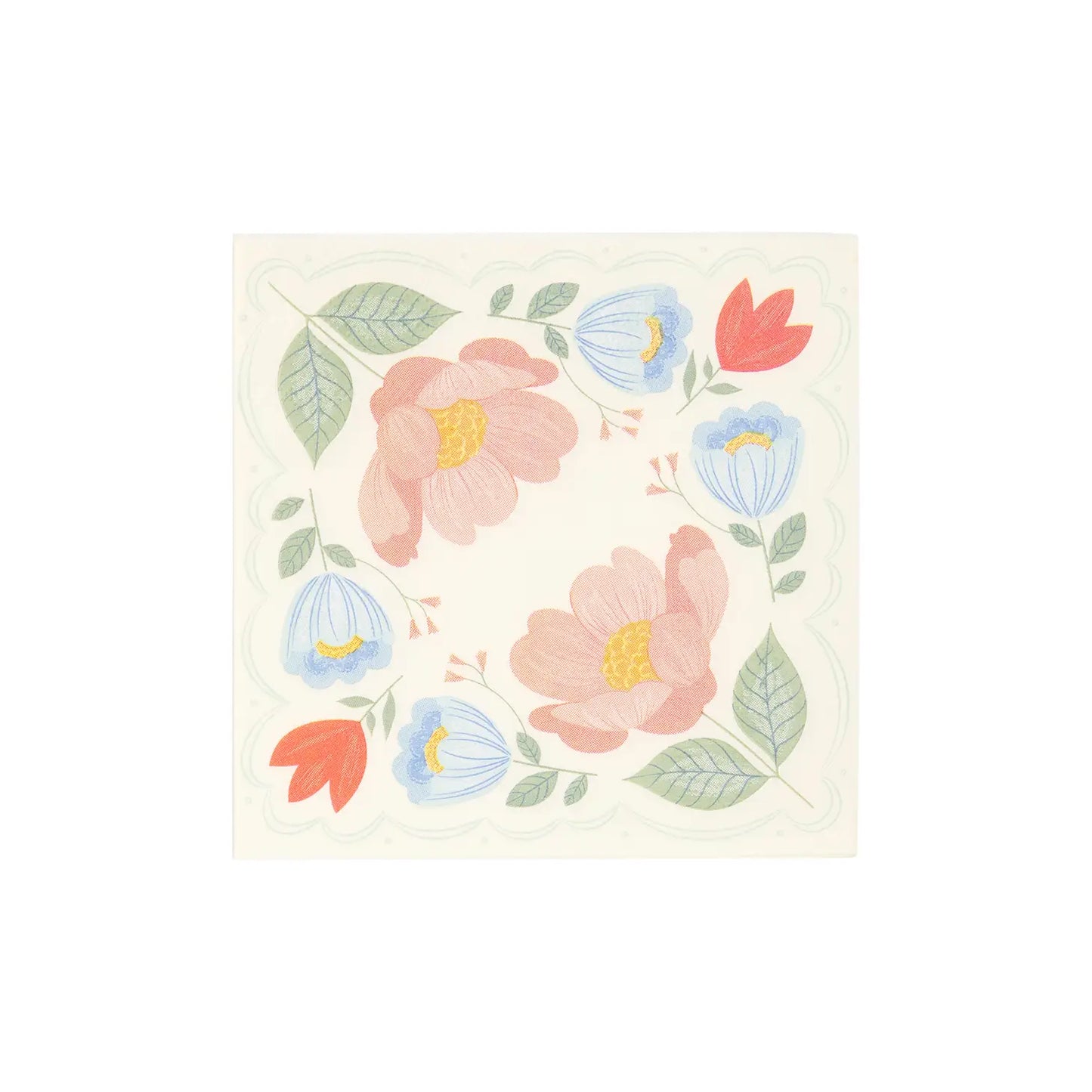 Floral Corner Napkins