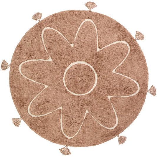 YVA bohemian round children's rug