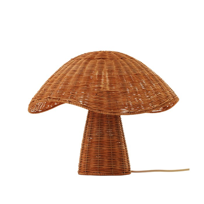 Boletus, table lamp fungus brown
