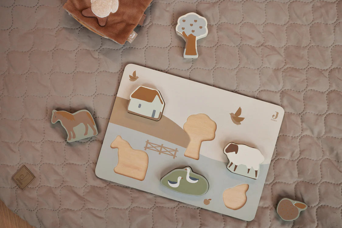 Wooden Puzzle Farm