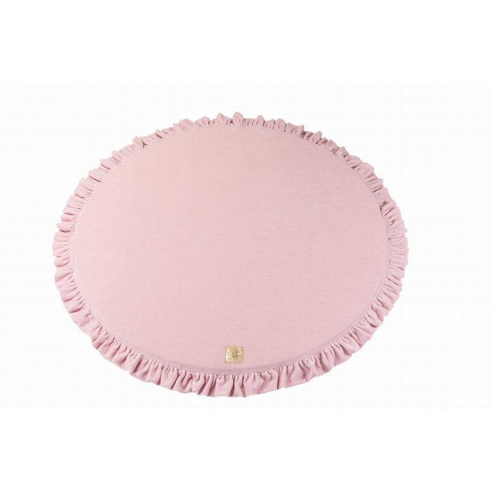 Frilled play mat - Light pink