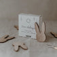 Wooden Bunny Pendant in A Set of 8