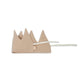 Birthday crown 12x35cm Party Collection - Biscuit