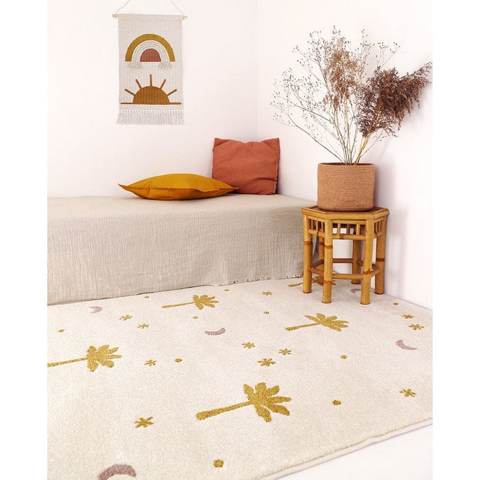 LITTLE PALM SIENNA children's rug, available in 2 colors