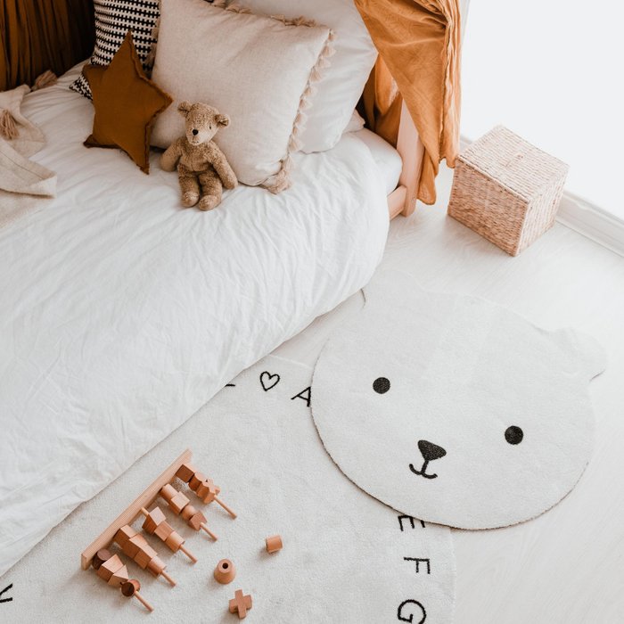 Washable children's carpet bear