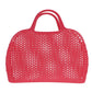 Vintage Plastic Retro Bag - Coral Red